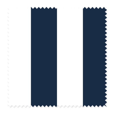 Bold Stripe Fabric Fabric By The Yard / Cotton / Navy Katie Kime