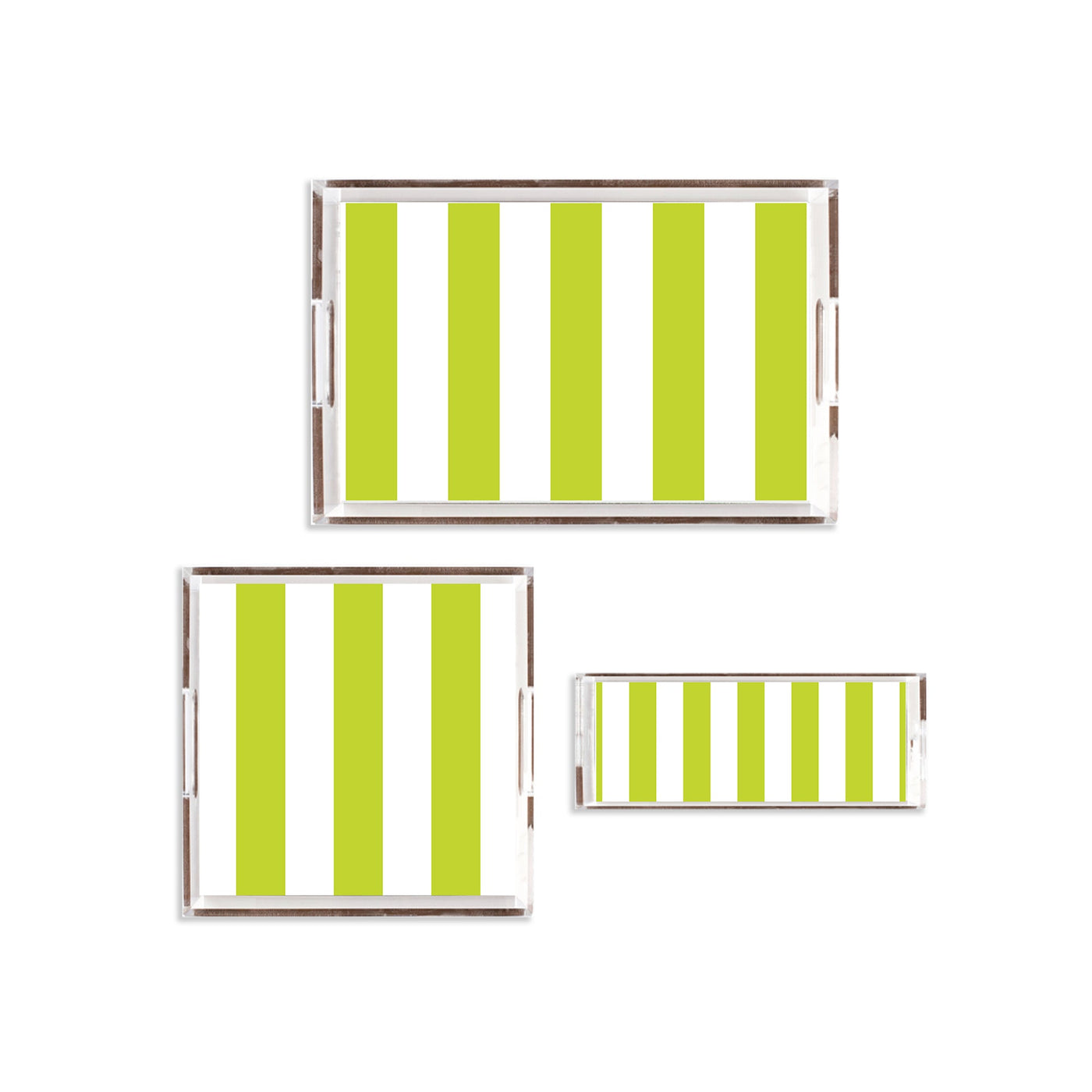 Bold Stripe Lucite Tray Lucite Trays Katie Kime