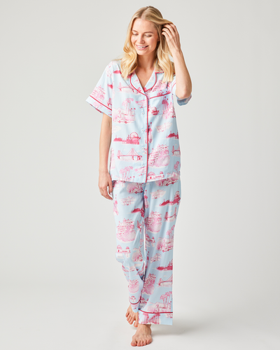 California Toile Pajama Set Pajama Set Katie Kime