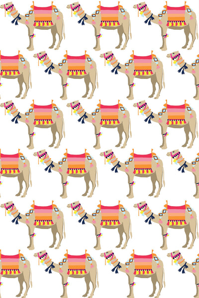 Camel Traditional Wallpaper Wallpaper Katie Kime