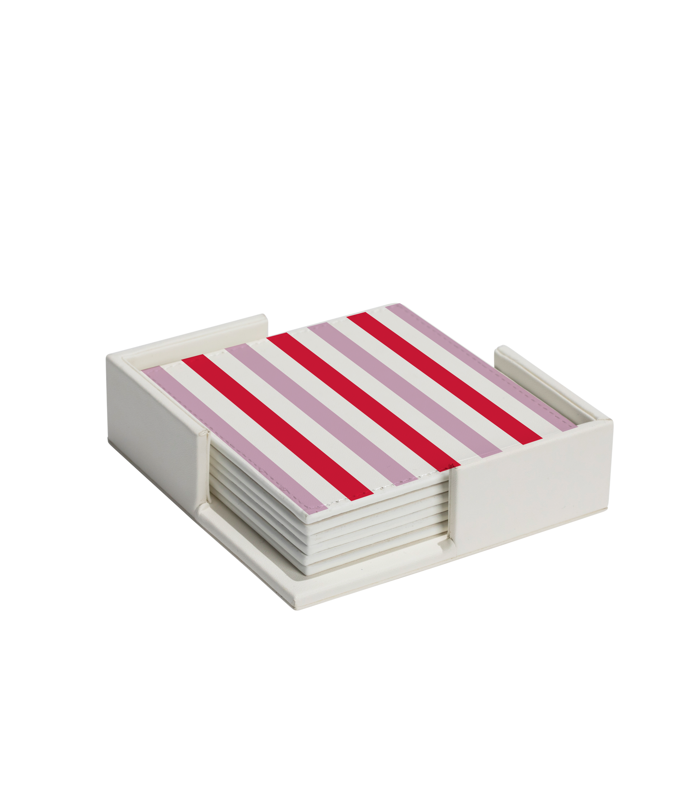 Candy Stripe Coaster Set Coaster Set Katie Kime