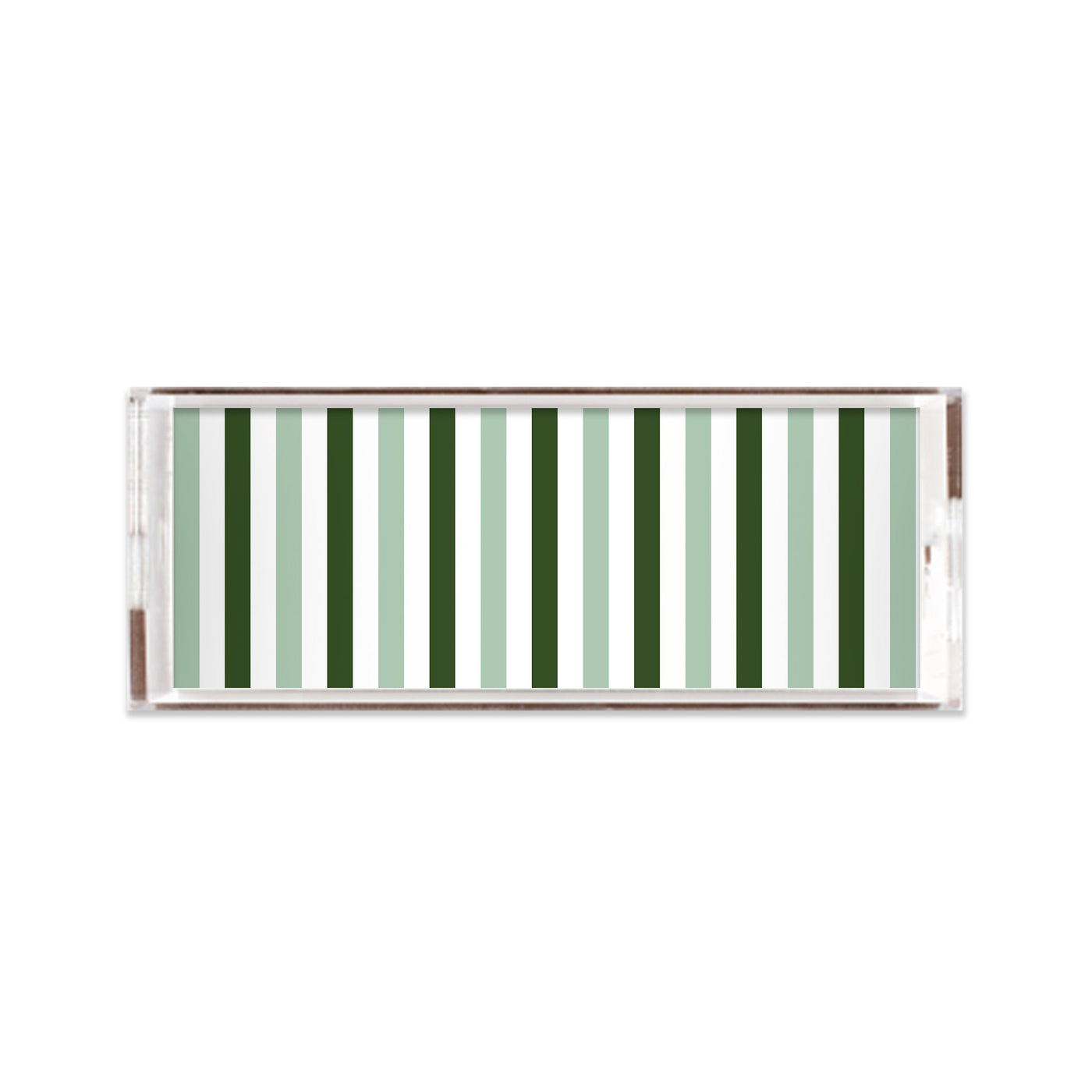 Candy Stripe Lucite Tray Lucite Trays Spearmint / 11x4 Katie Kime