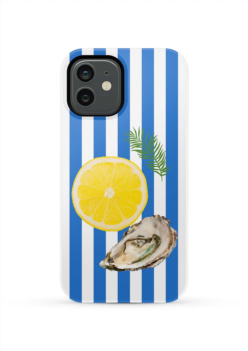 Carpe Diem iPhone Case Phone Case Tough / iPhone 12 / Blue Katie Kime