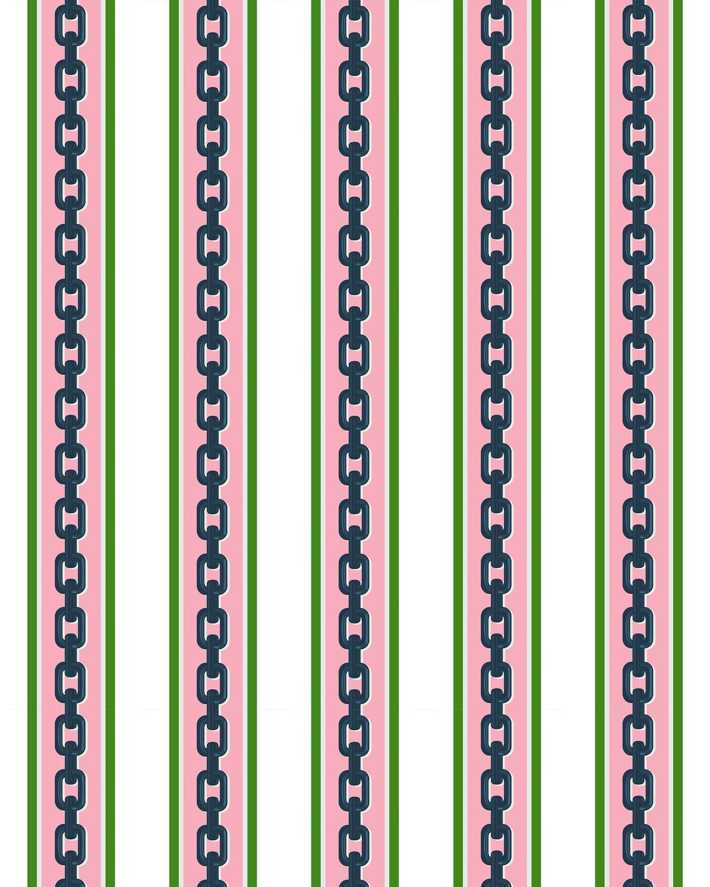 Chain Stripe Traditional Wallpaper Wallpaper Katie Kime