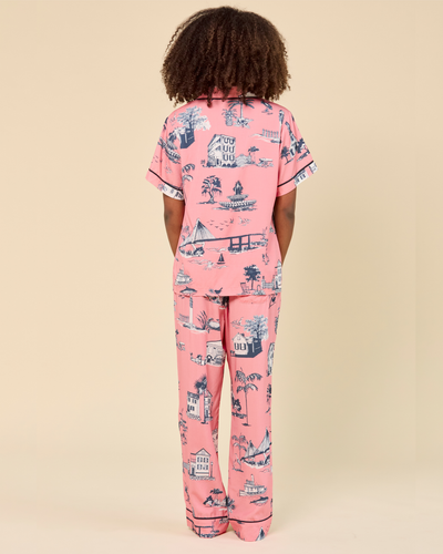 Charleston Toile Pajama Pants Set Pajama Set Katie Kime