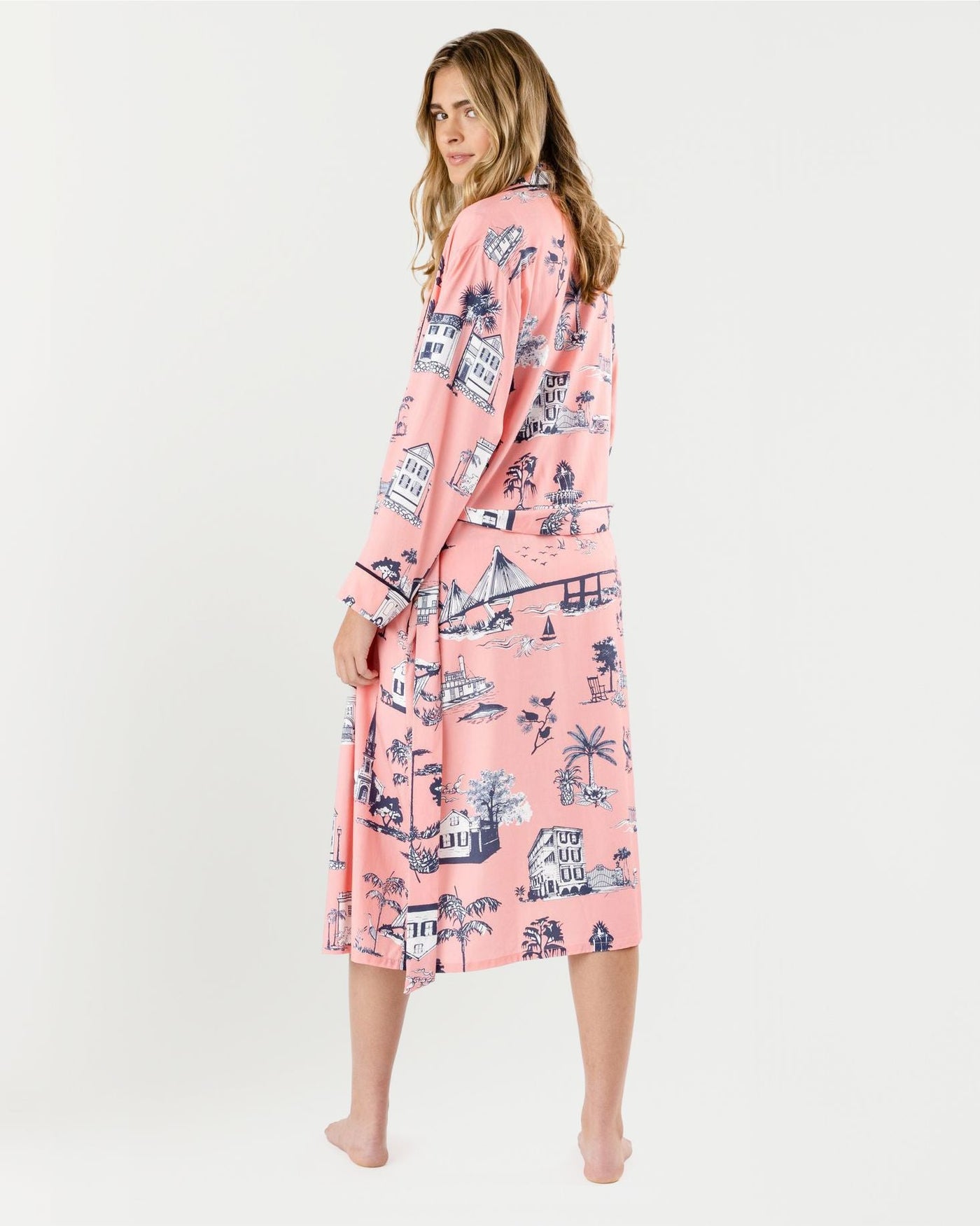 Charleston Toile Robe Robe Katie Kime