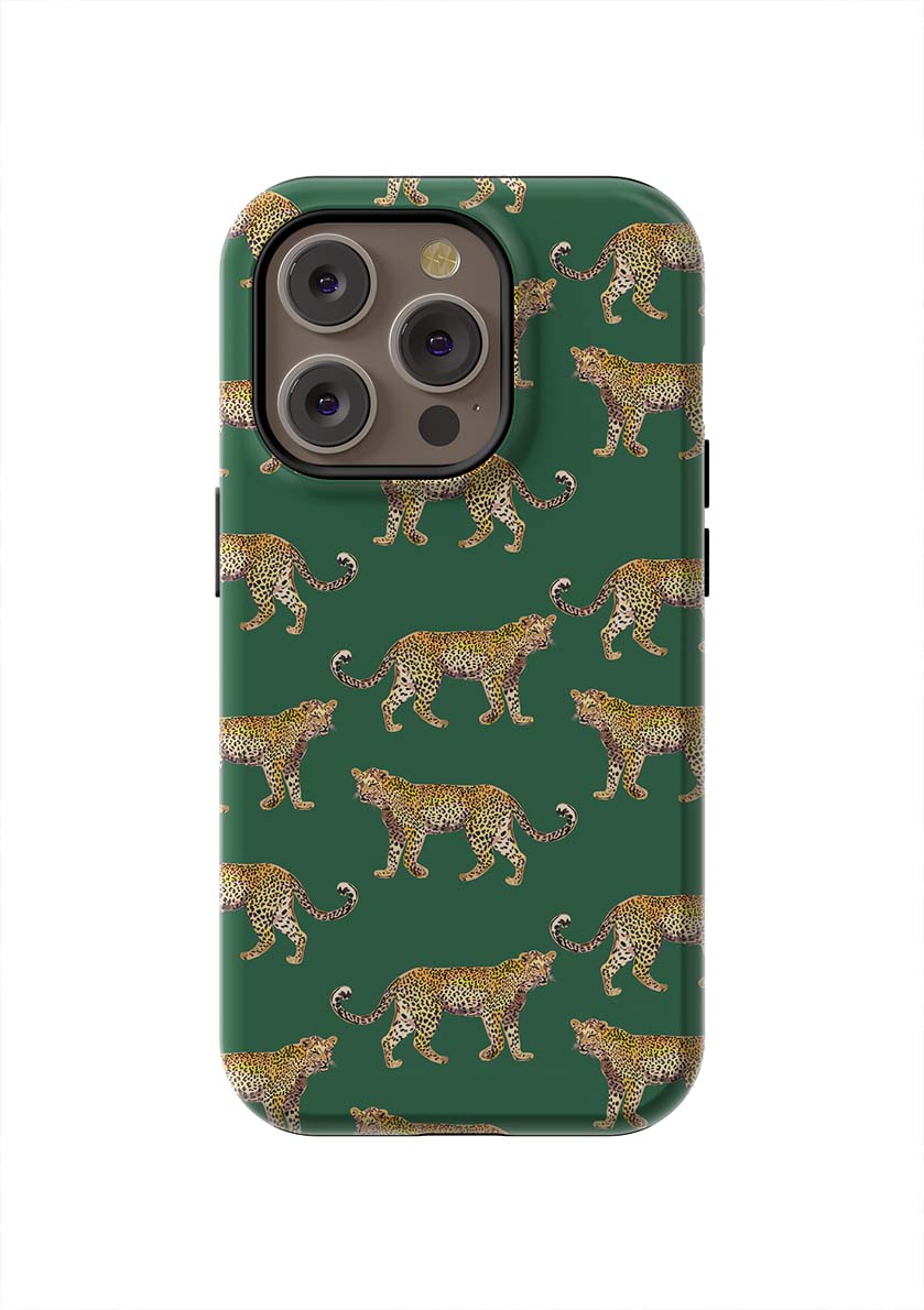 Cheetahs iPhone Case Phone Case Hunter / iPhone 14 Pro / Tough Katie Kime