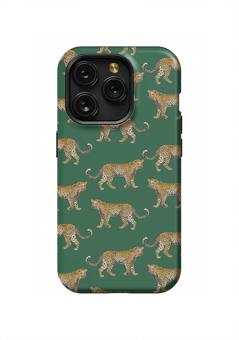 Cheetahs iPhone Case Phone Case Hunter / iPhone 15 Pro / Tough Katie Kime