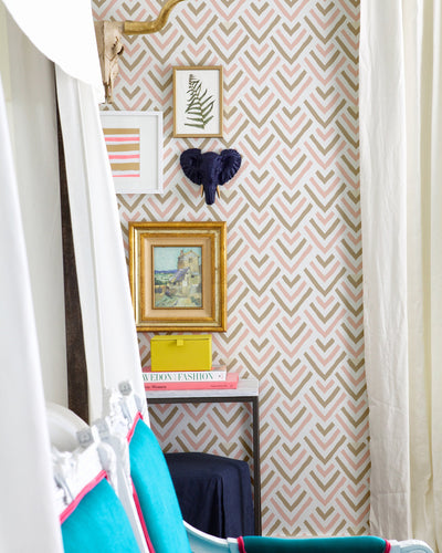 Chevron Traditional Wallpaper Wallpaper Katie Kime