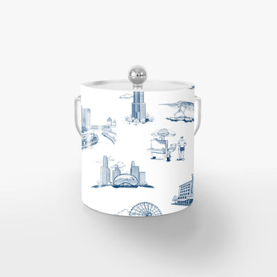 Chicago Toile Ice Bucket Ice Bucket Katie Kime