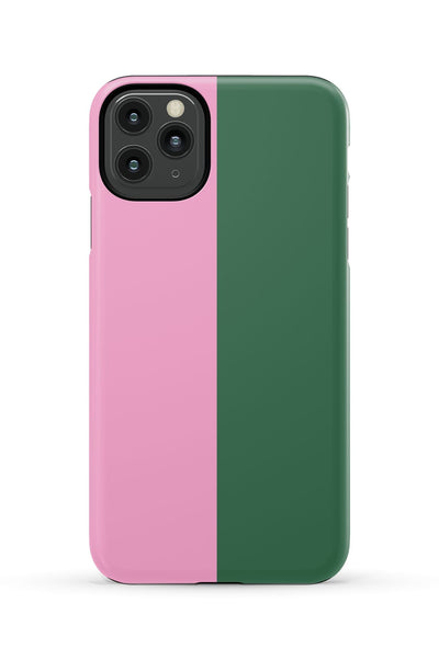 Color Block iPhone Case Phone Case Pink Hunter / iPhone 11 Pro Max / Tough Katie Kime