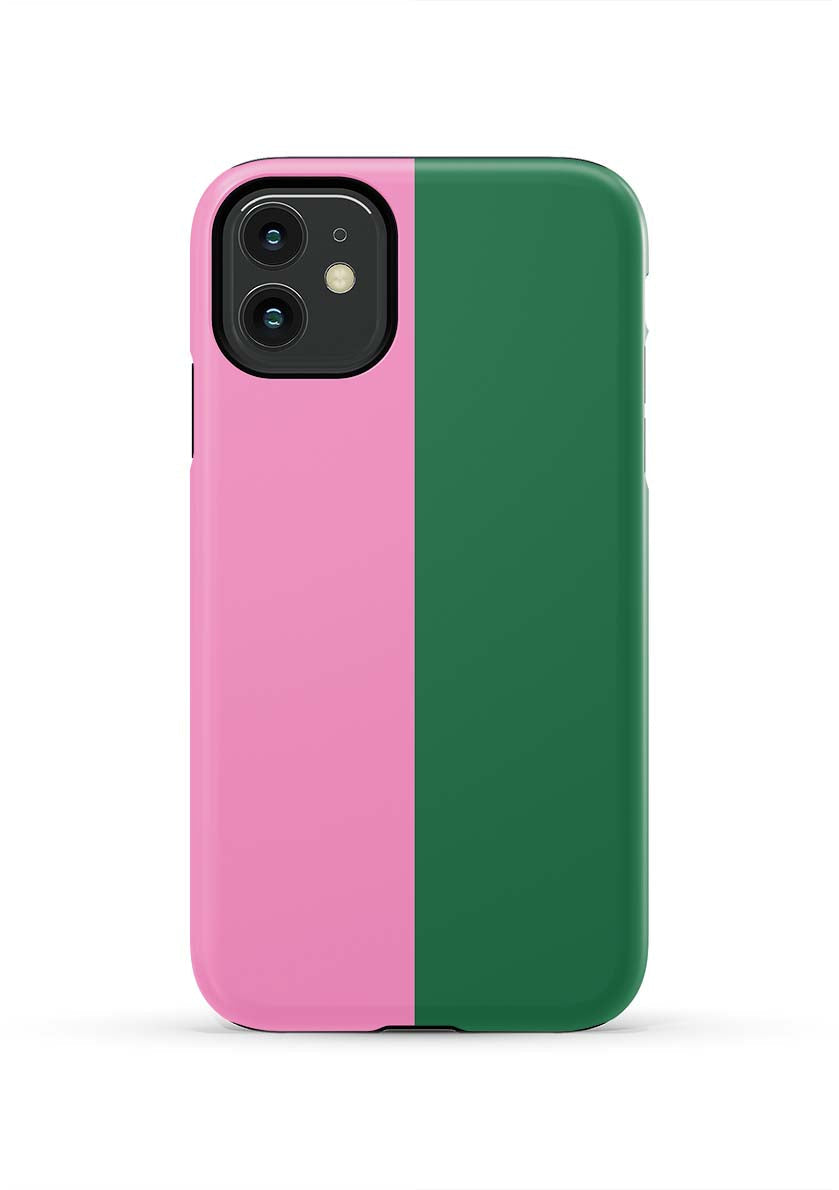 Color Block iPhone Case Phone Case Pink Hunter / iPhone 11 / Tough Katie Kime