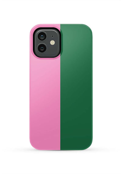 Color Block iPhone Case Phone Case Pink Hunter / iPhone 12 / Tough Katie Kime