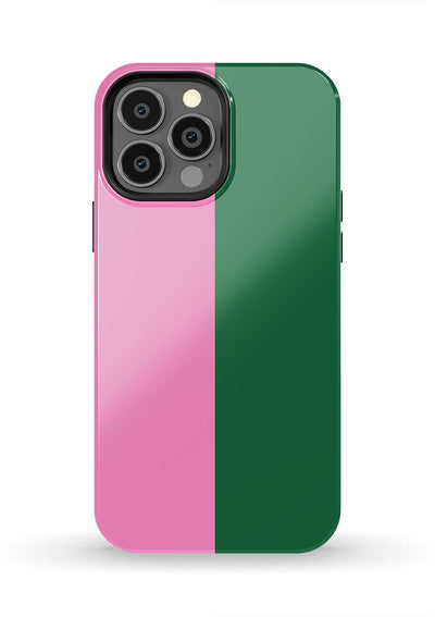 Color Block iPhone Case Phone Case Pink Hunter / iPhone 13 Pro Max / Tough Katie Kime