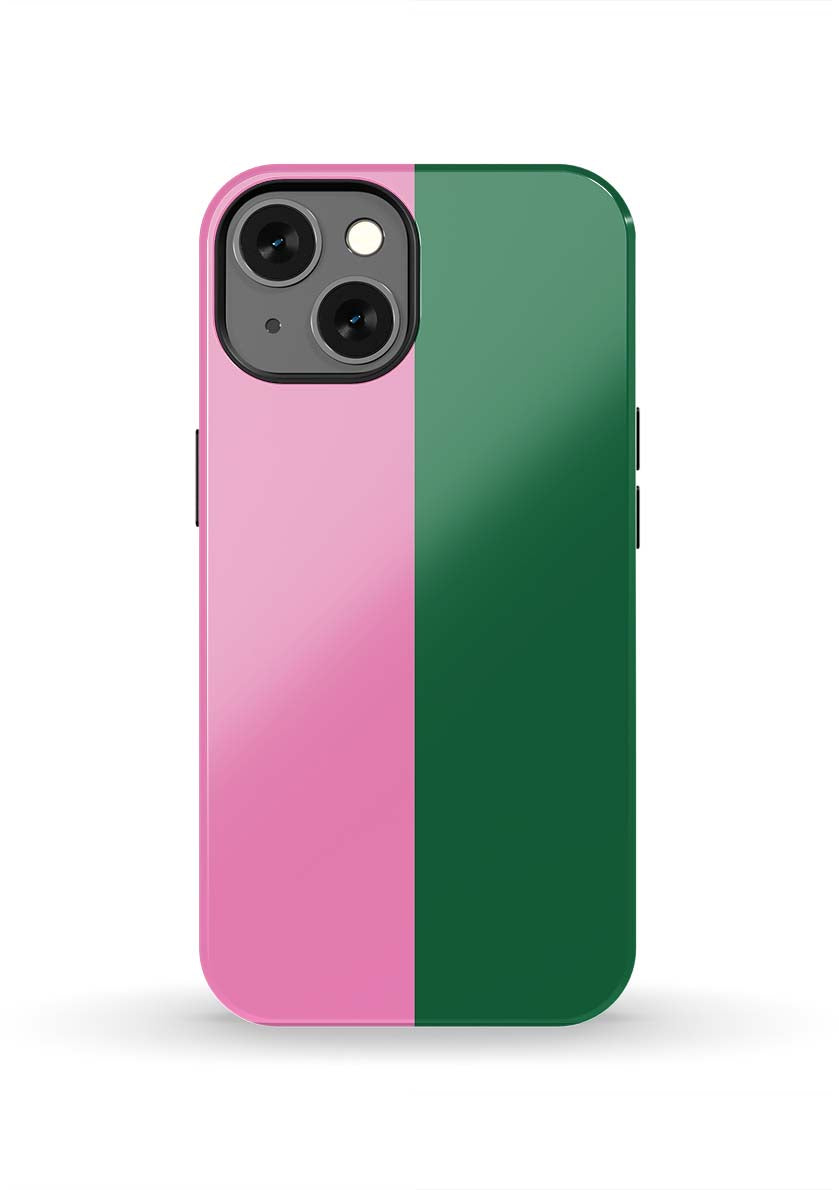 Color Block iPhone Case Phone Case Pink Hunter / iPhone 13 / Tough Katie Kime