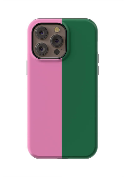 Color Block iPhone Case Phone Case Pink Hunter / iPhone 14 Pro Max / Tough Katie Kime