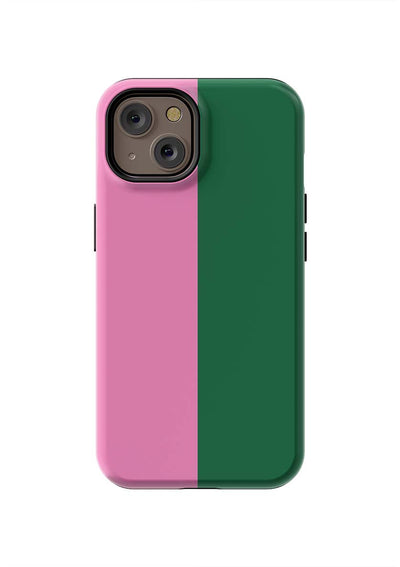Color Block iPhone Case Phone Case Pink Hunter / iPhone 14 / Tough Katie Kime