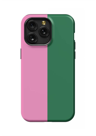 Color Block iPhone Case Phone Case Pink Hunter / iPhone 15 Pro Max / Tough Katie Kime