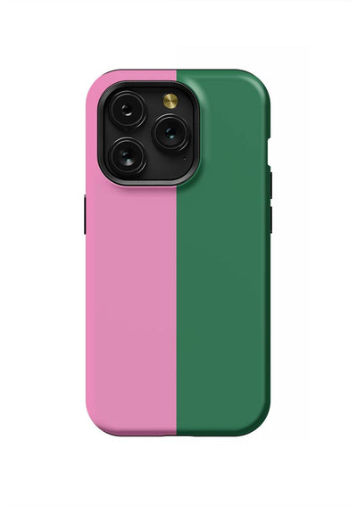 Color Block iPhone Case Phone Case Pink Hunter / iPhone 15 Pro / Tough Katie Kime