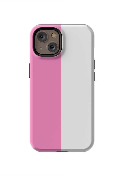 Color Block iPhone Case Phone Case Pink / iPhone 14 / Tough Katie Kime