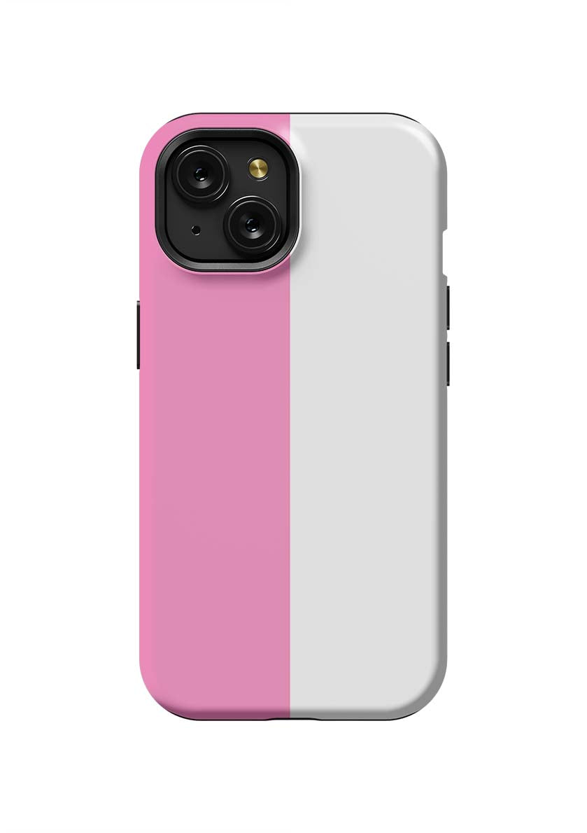 Color Block iPhone Case Phone Case Pink / iPhone 15 / Tough Katie Kime