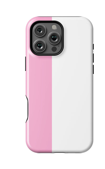 Color Block iPhone Case Phone Case Pink / iPhone 16 Pro Max / MagSafe Tough Katie Kime