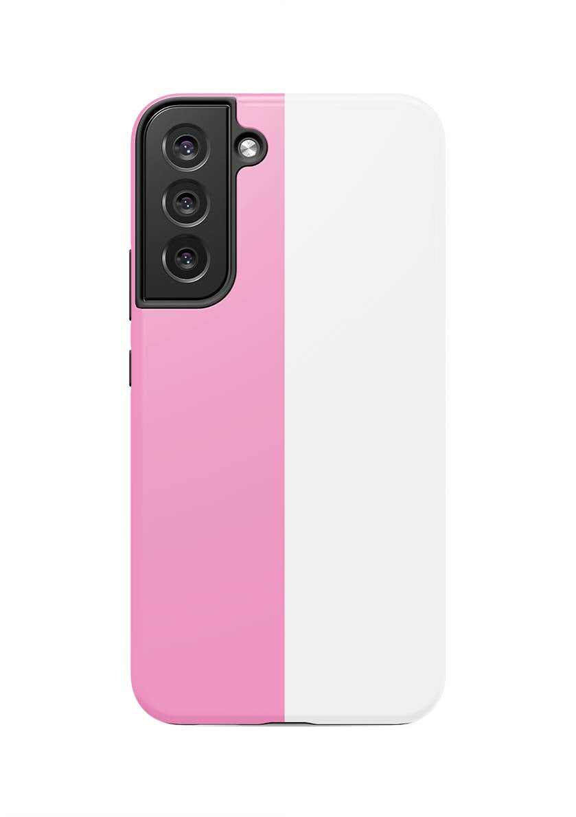 Color Block Samsung Phone Case Phone Case Pink / Galaxy S22 Plus / Tough Katie Kime