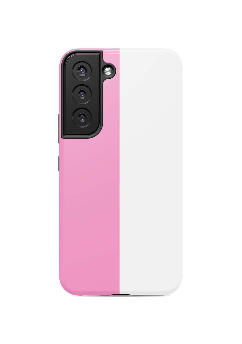Color Block Samsung Phone Case Phone Case Pink / Galaxy S22 / Tough Katie Kime