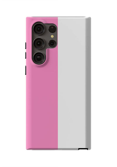 Color Block Samsung Phone Case Phone Case Pink / Galaxy S23 Ultra / Tough Katie Kime
