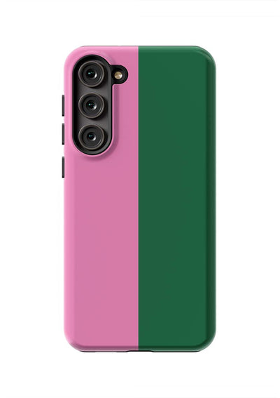 Color Block Samsung Phone Case Phone Case Pink Hunter / Galaxy S23 Plus / Tough Katie Kime