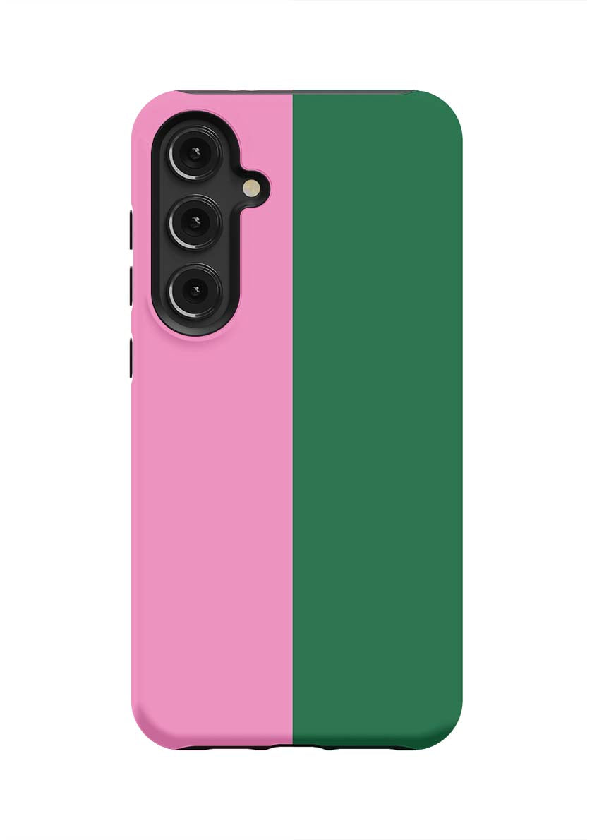 Color Block Samsung Phone Case Phone Case Pink Hunter / Galaxy S24 Plus / Tough Katie Kime
