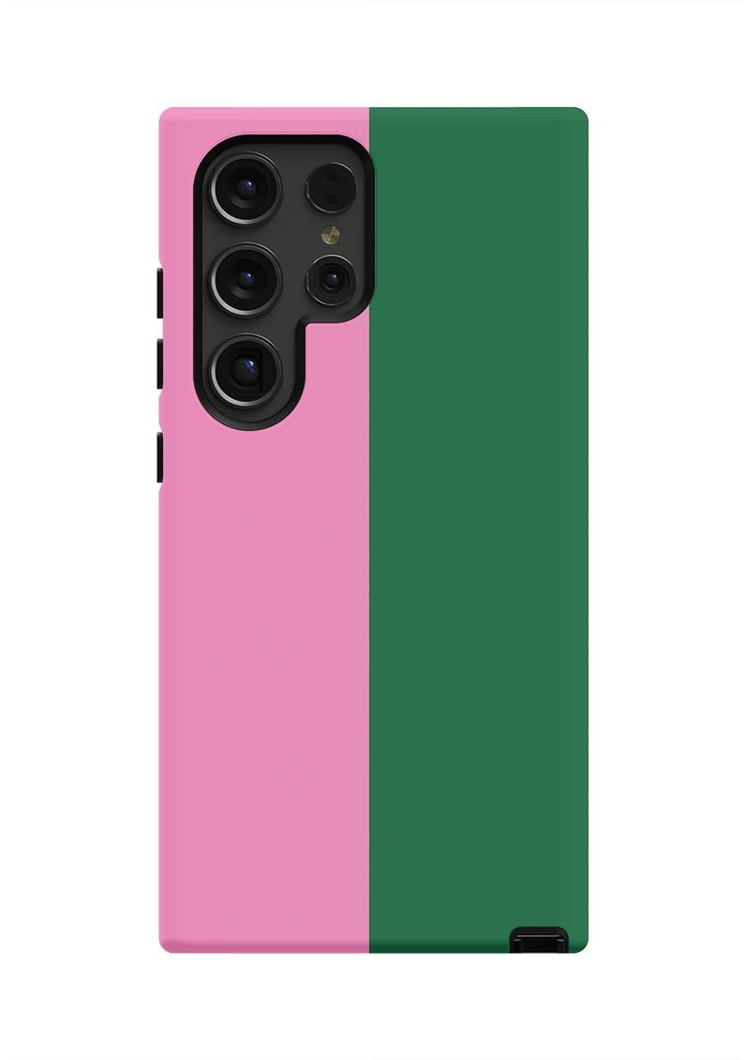 Color Block Samsung Phone Case Phone Case Pink Hunter / Galaxy S24 Ultra / Tough Katie Kime
