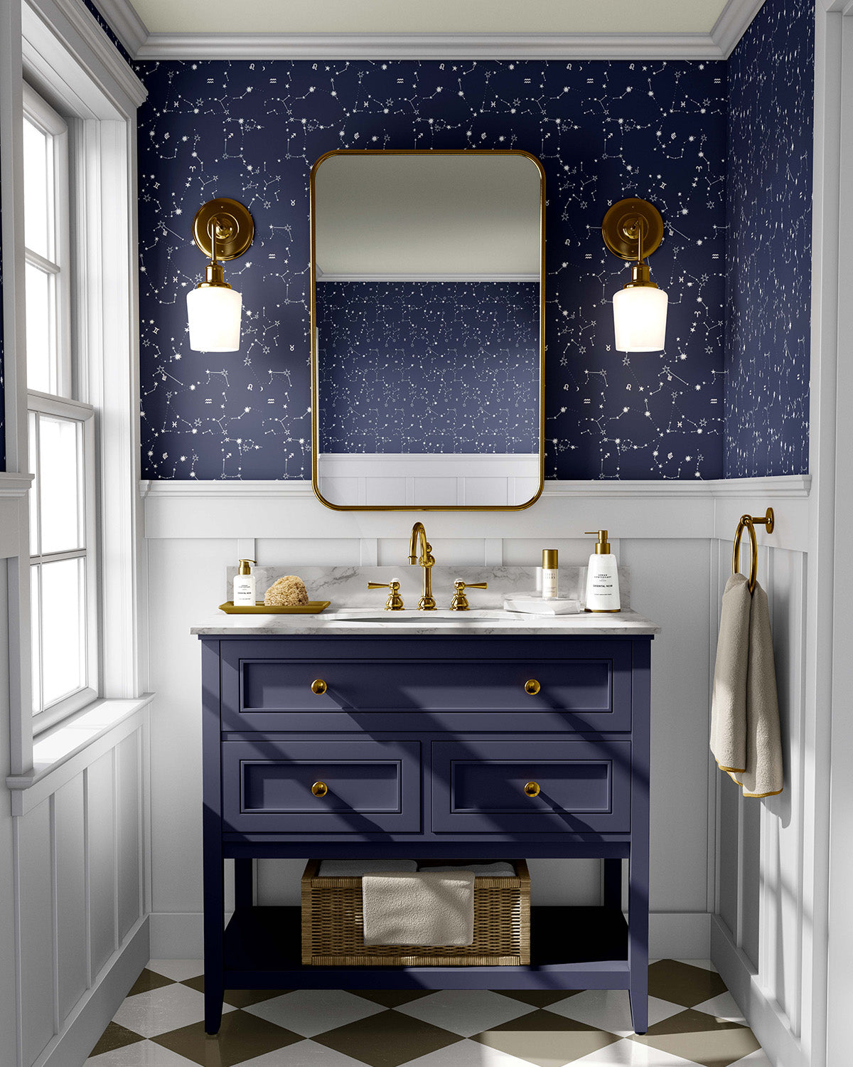 Constellations Peel & Stick Wallpaper Peel & Stick Wallpaper Katie Kime