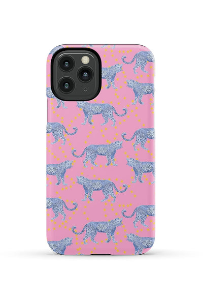 Cosmic Cheetah iPhone Case Phone Case Pink / iPhone 11 Pro / Tough Katie Kime