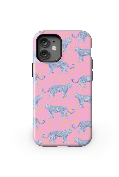 Cosmic Cheetah iPhone Case Phone Case Pink / iPhone 12 Mini / MagSafe Tough Katie Kime