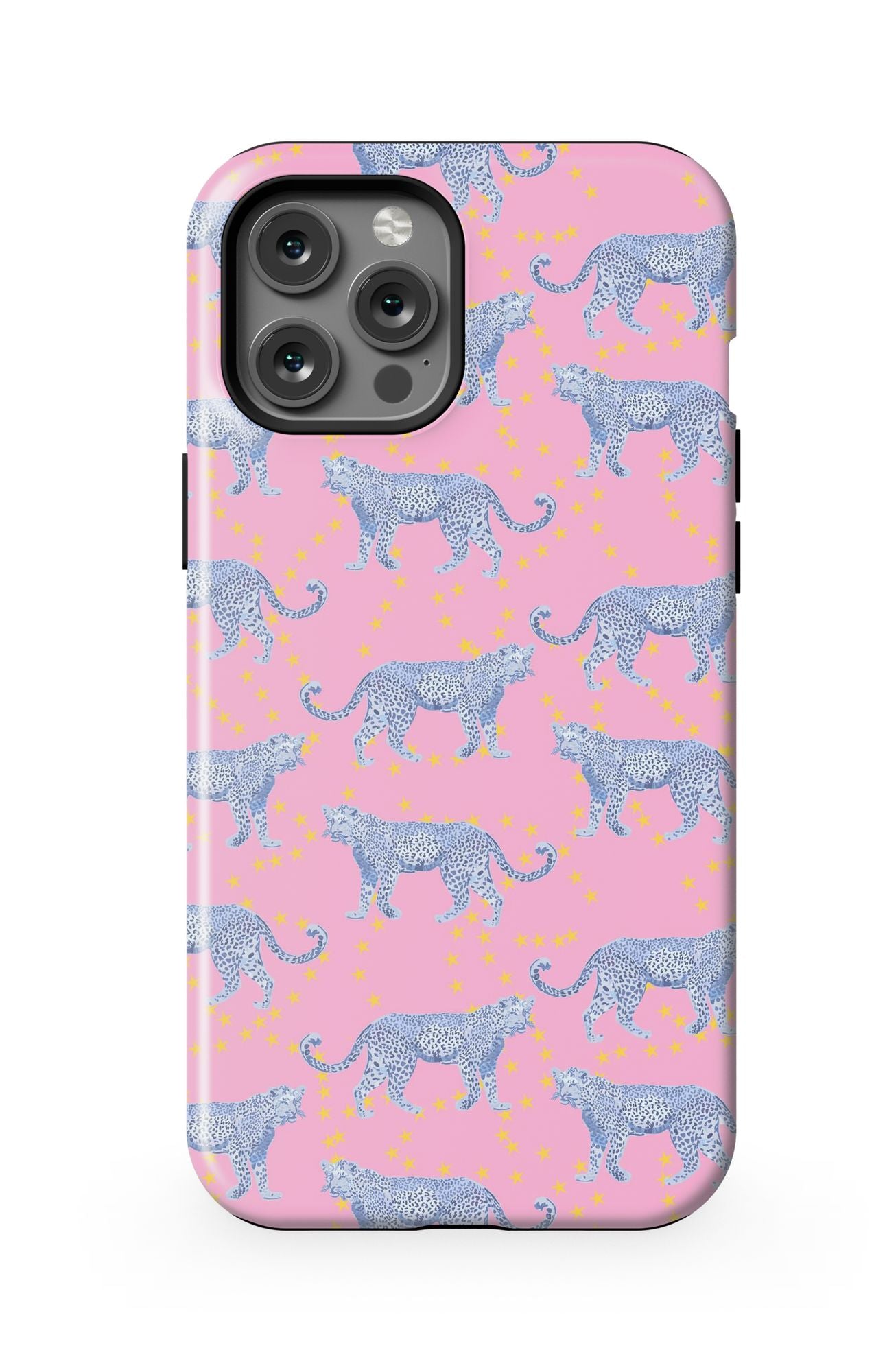 Cosmic Cheetah iPhone Case Phone Case Pink / iPhone 12 Pro Max / MagSafe Tough Katie Kime