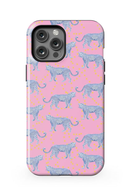 Cosmic Cheetah iPhone Case Phone Case Pink / iPhone 12 Pro Max / MagSafe Tough Katie Kime