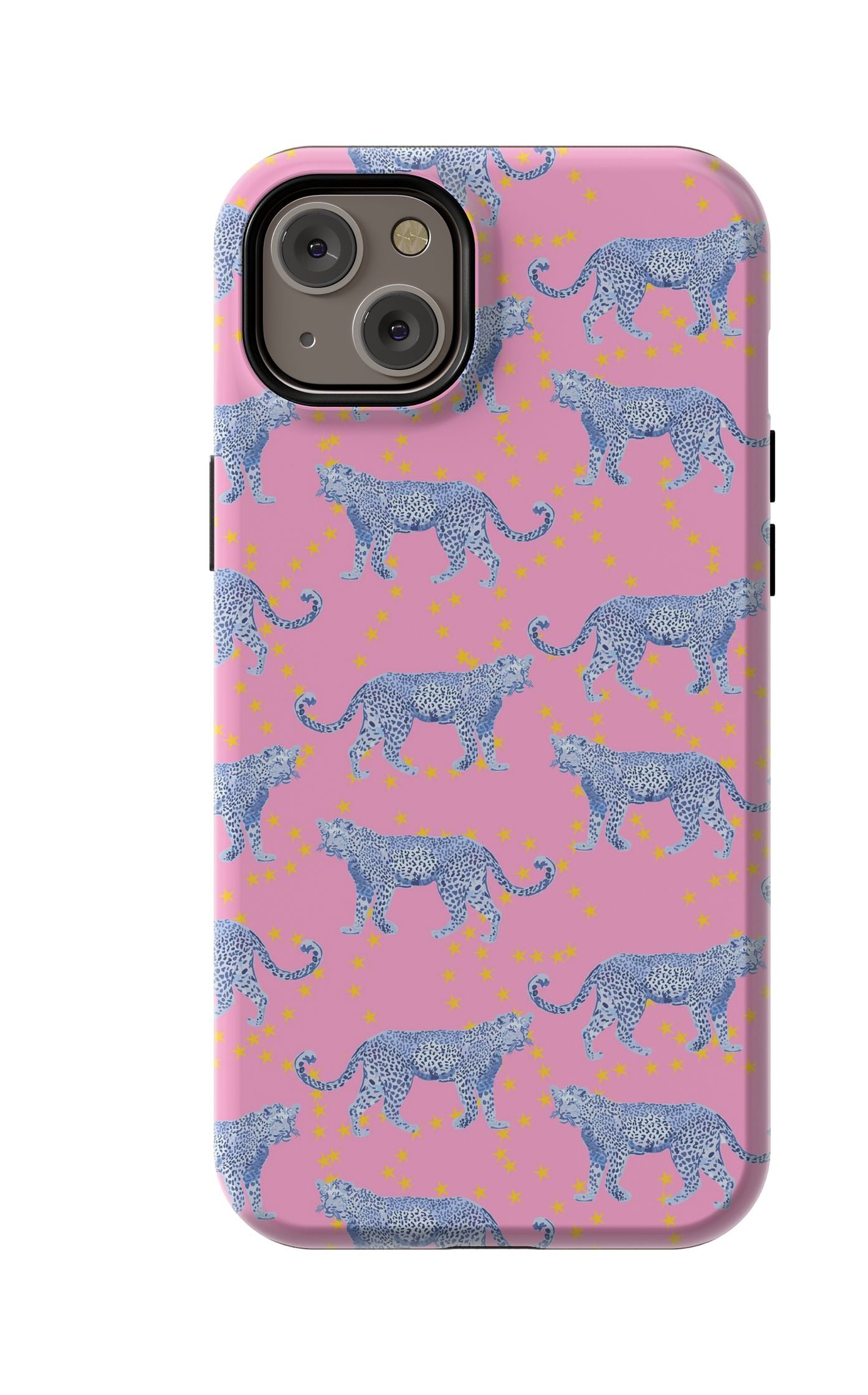 Cosmic Cheetah iPhone Case Phone Case Pink / iPhone 14 Plus / Tough Katie Kime