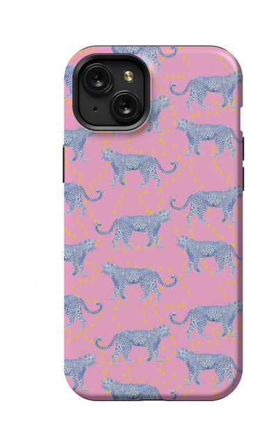 Cosmic Cheetah iPhone Case Phone Case Pink / iPhone 15 Plus / Tough Katie Kime