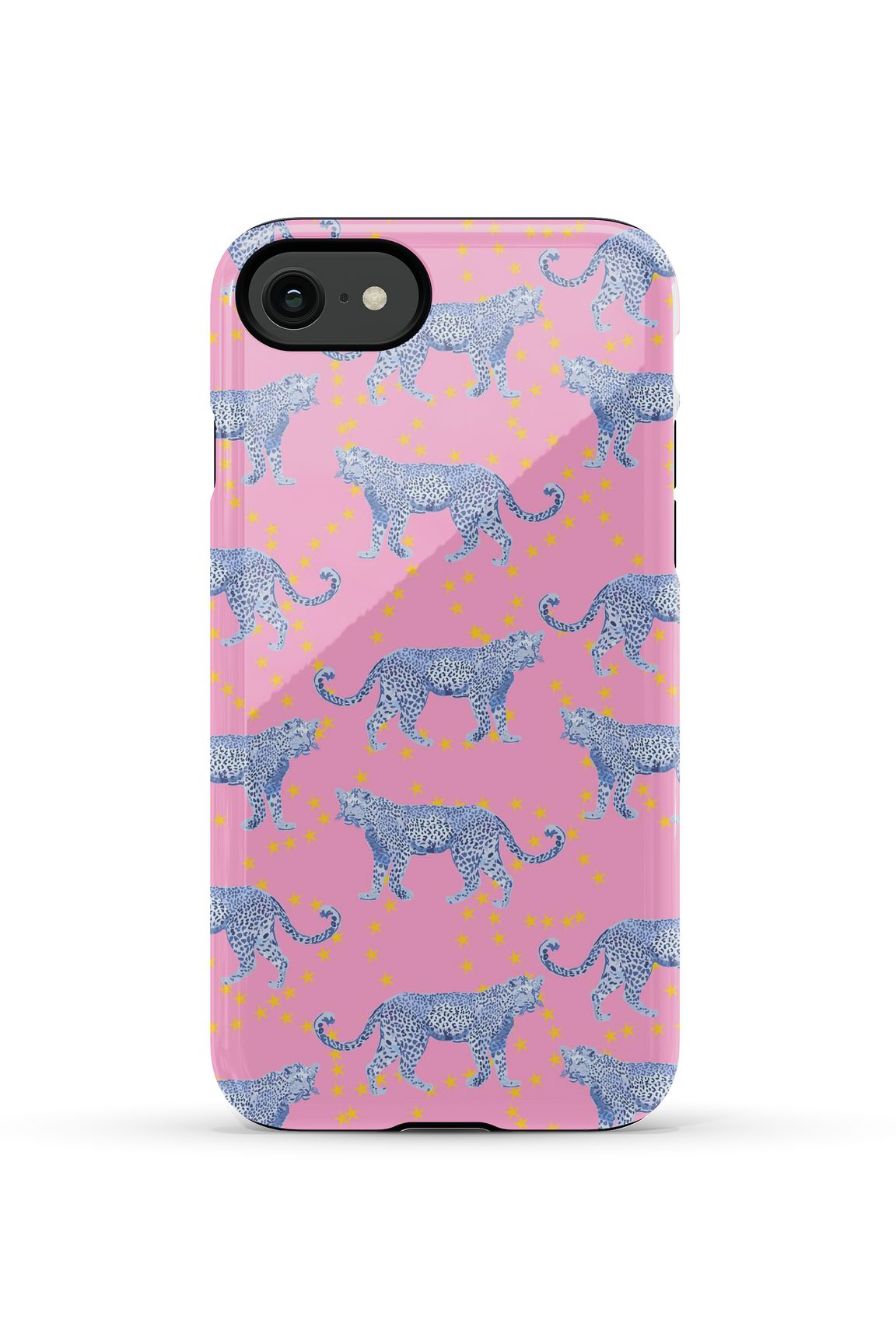 Cosmic Cheetah iPhone Case Phone Case Pink / iPhone SE (2022) / Tough Katie Kime