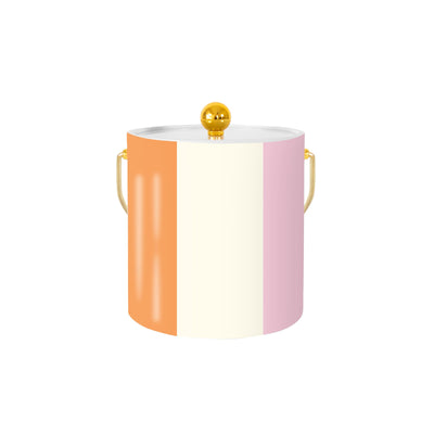 Cottage Stripes Ice Bucket Ice Bucket Katie Kime