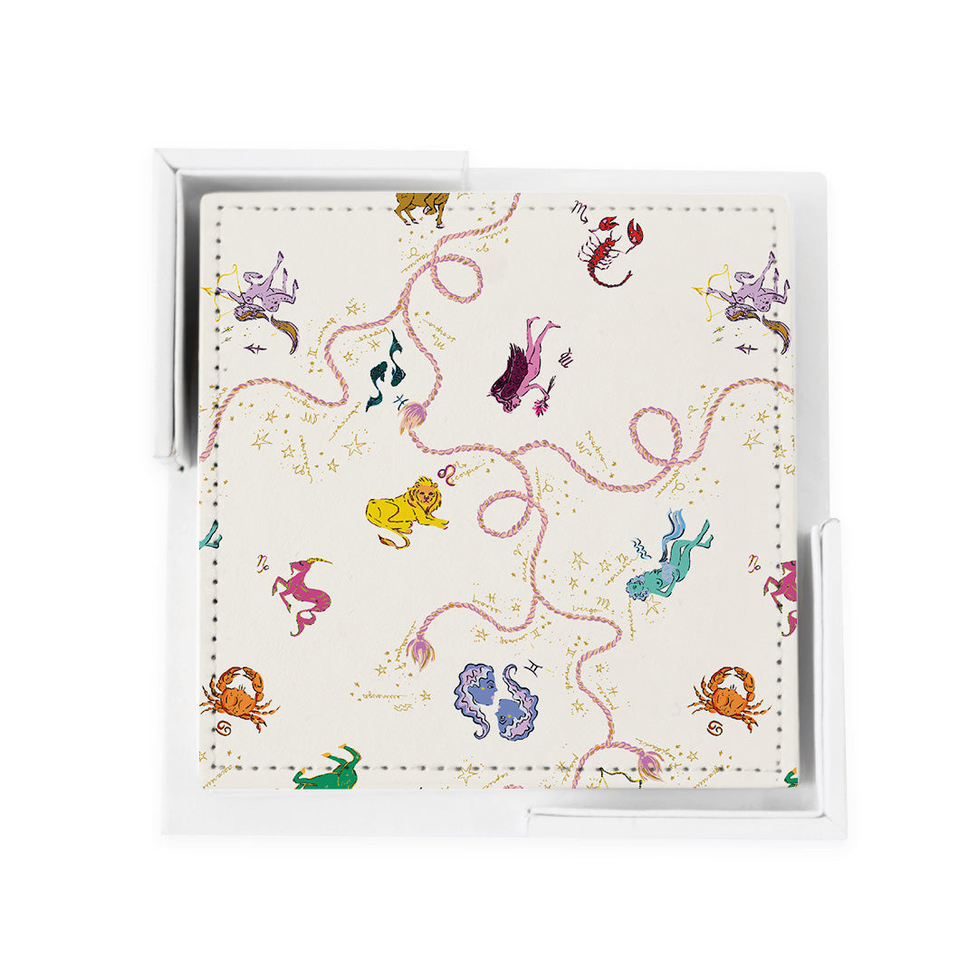 Curiosities Coaster Set Coaster Set Cream Katie Kime