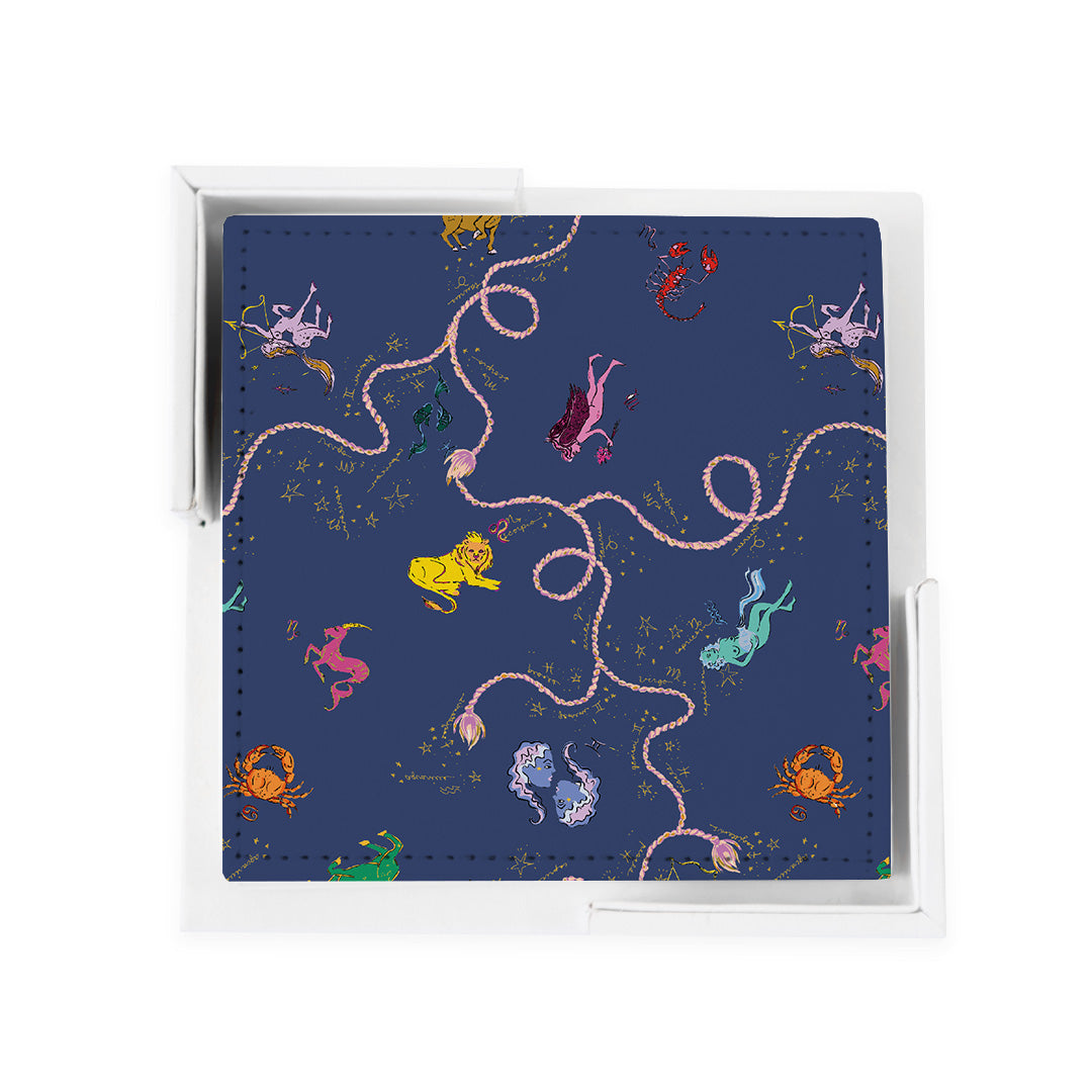 Curiosities Coaster Set Coaster Set Navy Katie Kime