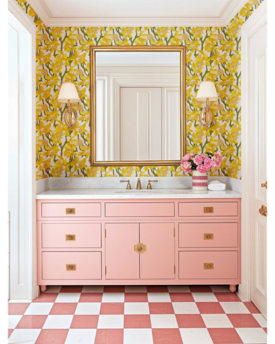 Daffodils Traditional Wallpaper Wallpaper Katie Kime