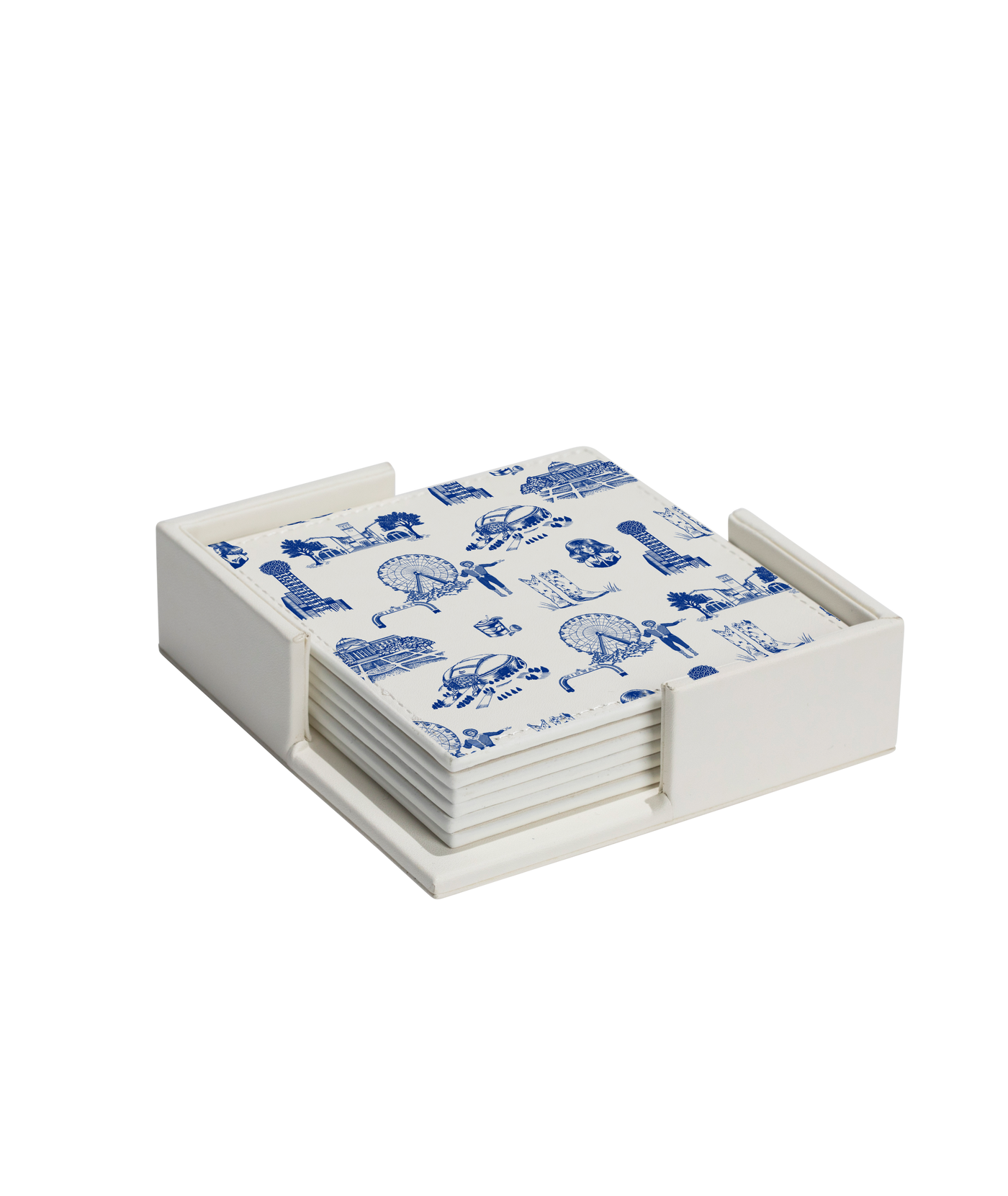 Dallas Toile Coaster Set Coaster Set Katie Kime