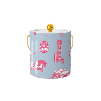 Dallas Toile Ice Bucket Ice Bucket Katie Kime