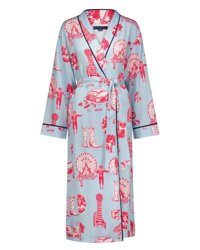 Dallas Toile Robe Robe Katie Kime