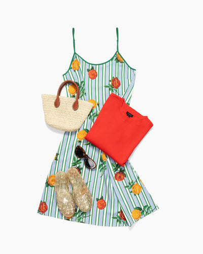 Derby Rose Sleep Slip Dress Pajama Dress Multi / XS Katie Kime