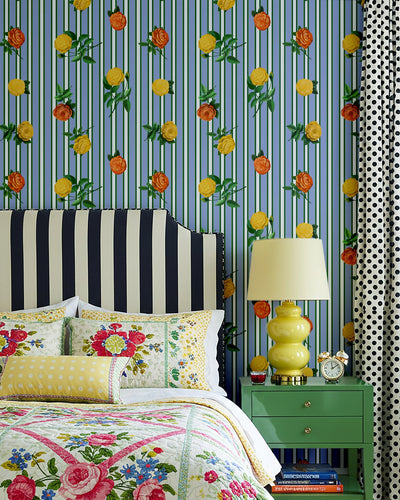 Derby Rose Traditional Wallpaper Wallpaper Katie Kime