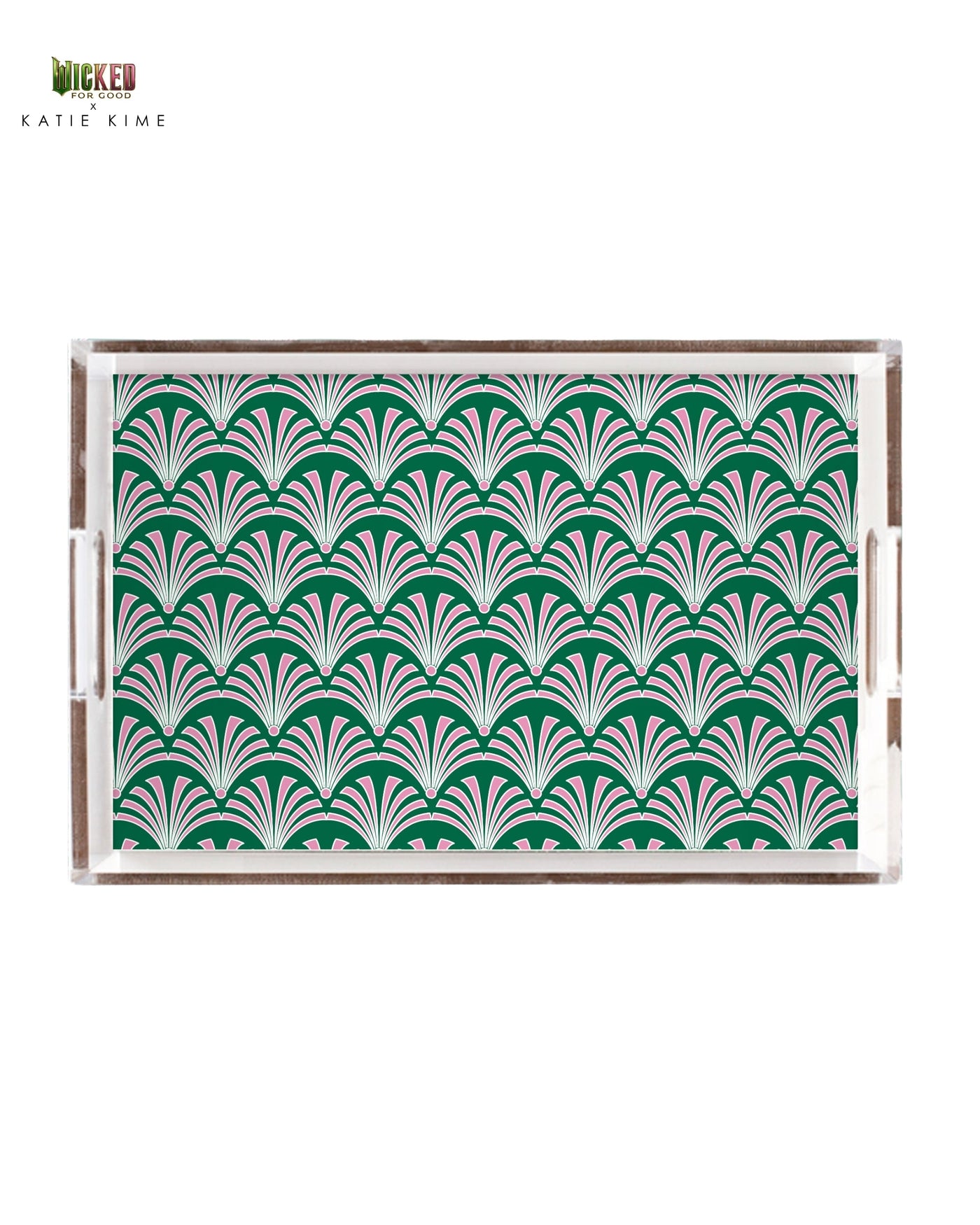 Emerald Deco Lucite Tray Lucite Trays Green / 11x17 Katie Kime